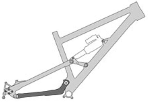 COLOUR BIOBIKE FULLSUSPENSION - SWINGARM